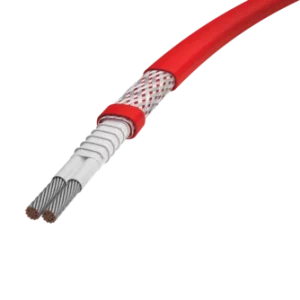 A cross section of VPL Power-Limiting Heating Cable